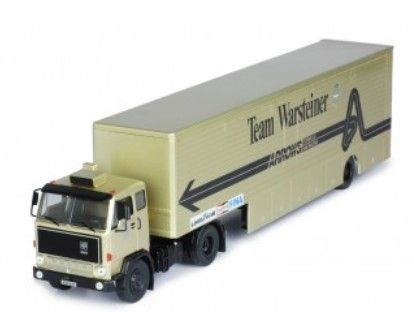 IXOTTR023 - VOLVO F89 4x2 met dieplader 1 Axle Team WARSTEINER - 1