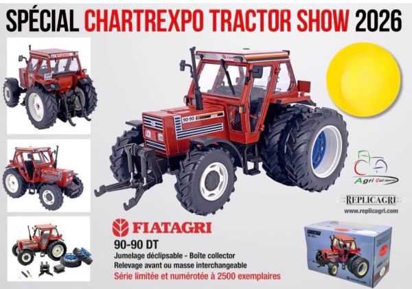 REPACA2026 - FIAT 90-90 DT met afneembare dubbele wielen - Beperkte oplage van 2500 exemplaren. - 1