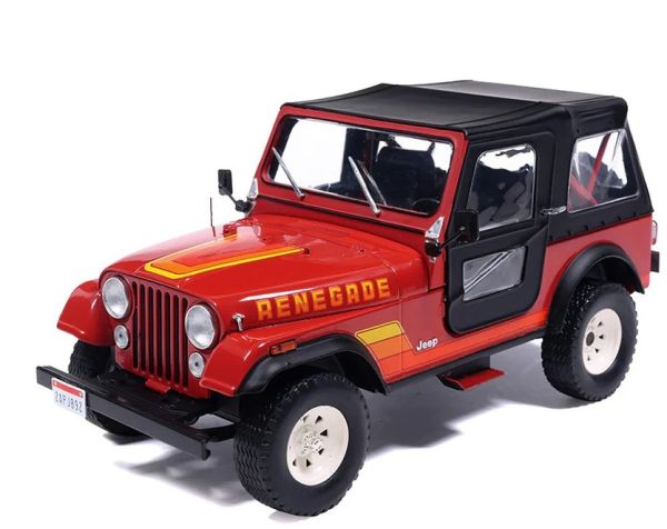 IXO-U24RDC003 - JEEP Renegade 1983 Rood - SEBRING ROOD - 1