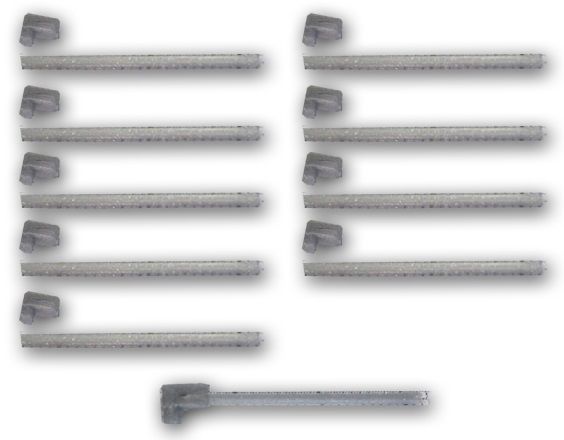 UM154 - Deluxe grijze spanschroeven x10 voor UM150 en UM151 koppeling - 1