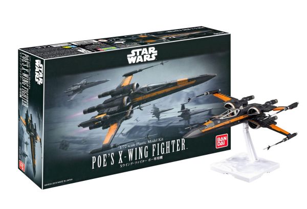 REV01216 - BANDAI - Poe's X-Wing Fighter STAR WARS Snap-On Kit - 1