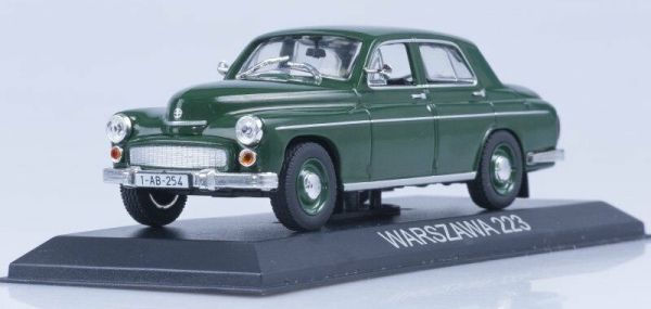 MAGLCWARS223 - WARSZAWA 223 4-deurs saloon 1962 groen verkocht in blisterverpakking - 1