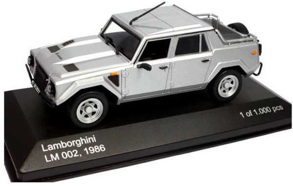 WBX105 - LAMBORGHINI LM002 1986 pick-up zilvergrijs - 1
