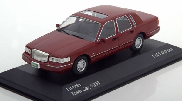 WBX133 - LINCOLN Town Car 1996 metallic rood - 1