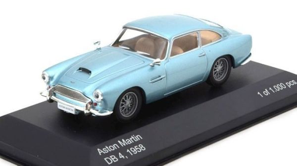 WBX150 - ASTON MARTIN DB4 1958 blauw metaal - 1