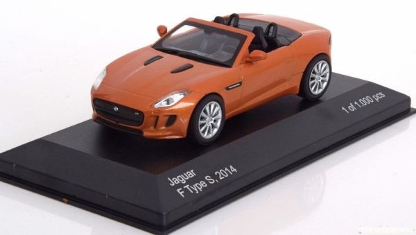 WBX166 - JAGUAR F-Type S 2014 cabrio oranje - 1