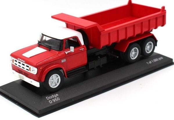 WBX203 - DODGE D 950 kipper 1974 rood - 1