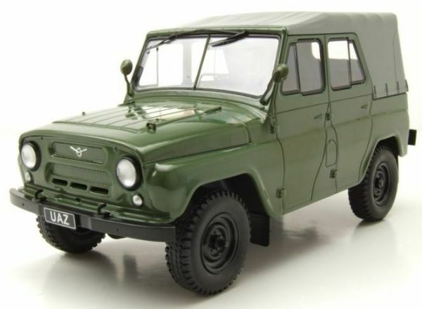 WBXWB124042 - UAZ 469 4x4 1975 olijfgroen grijs zeildoek - 1