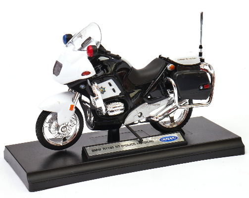 WEL12150PWB - BMW R1100 RT Police Vision Amerikaanse motorpatrouilles Amerikaanse snelwegen - 1
