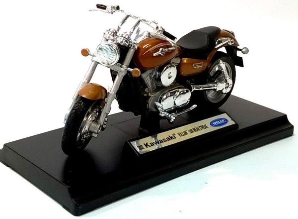 WELK19660PW - Motorfiets KAWASAKI Vulcan 1500 2002 Mean Streak metallic bruin - 1