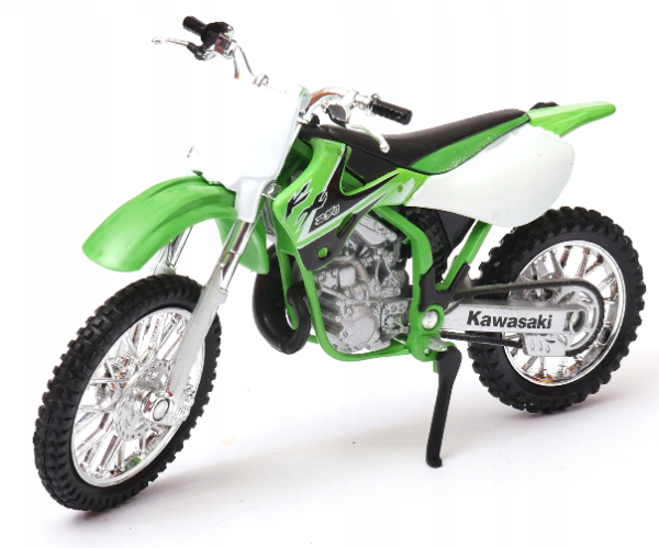 WELK19660PWD - Motorcross KAWASAKI KX250 2002 groen en wit - 1