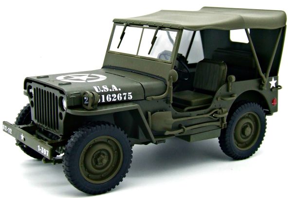 WEL18055H-W - JEEP WILLYS US Army 1944 gesloten kap - 1