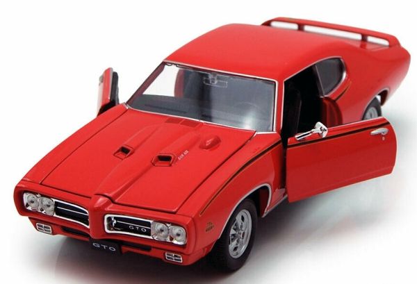 WEL22501W - PONTIAC GTO 1969 rood - 1