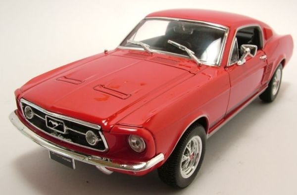 WEL22522W - FORD Mustang GT rood 1967 - 1