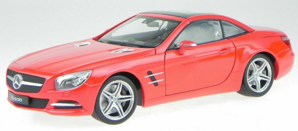 WEL24041WB - MERCEDES BENZ SL500 2012 rode gesloten hardtop - 1