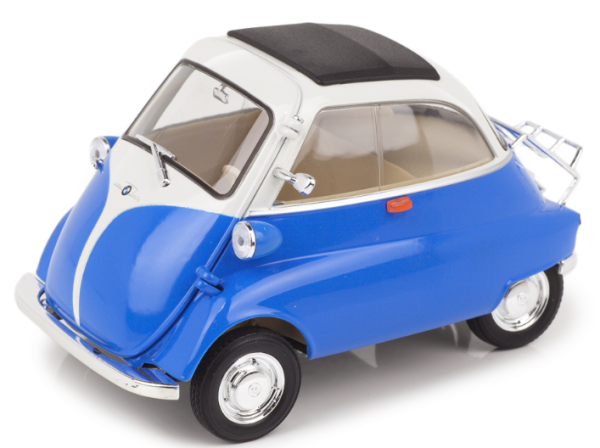 WEL24096WC - BMW Isetta blauw en wit - 1