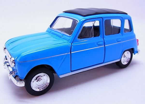 WELRE49720WG - RENAULT 4L 1961 blauw frictiemodel - 1