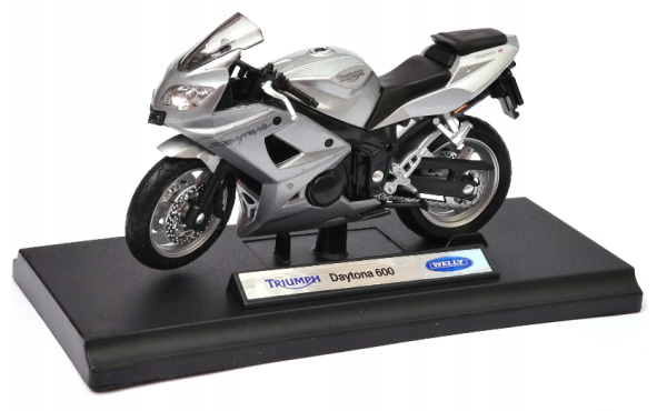 WELTR19660PWE - Motorfiets TRIUMPH Daytona 600 metallic grijs - 1