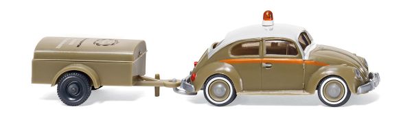 WIK003001 - VOLKSWAGEN Kever 1200 met 1 assige aanhanger - 1