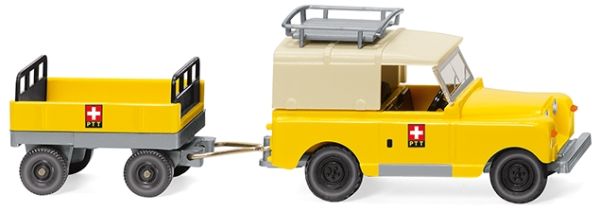 WIK010005 - LAND ROVER met PTT-aanhanger - 1
