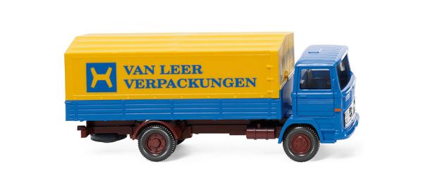 WIK043701 - MERCEDES BENZ 1317 4x2 Schuifzeilen Van Leer Verpackungen - 1