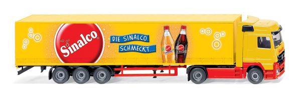 WIK053706 - MERCEDES BENZ Actros 4x2 met halfzeil 3 assen Sinalco - 1