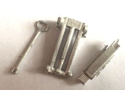 WM089U - Car Jack - Ongeverfd - Miniatuur - 1