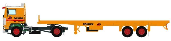 WSI01-2658 - VOLVO F12 4x2 met laadbak 2 assen DOUMEN - 1