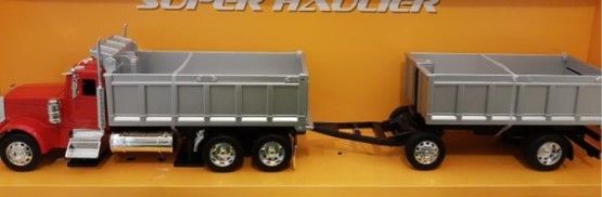 WEL39944-2G - PETERBILT 379 kipper met kipper aanhanger - 1