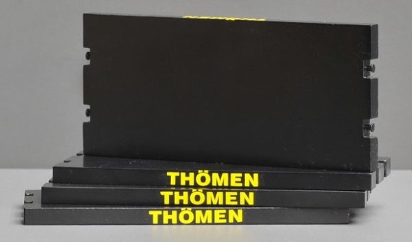 YCC604-4T - 4 Rolborden - 11 x 5 cm - Zwart RAL 9005 THÖMEN - 1