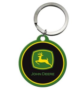 MCN000048047 - Ronde John Deere-logo sleutelhanger