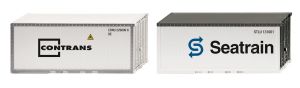 WIK001827 - 2 x 20-voet containers - CONTRANS en SEATRAIN