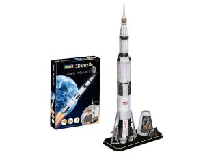 REV00250 - 136 stukjes 3D puzzel APOLLO 11 Saturnus V