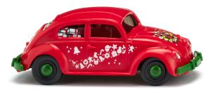 WIK003003 - VOLKSWAGEN Kever 1200 rood - Kerstmodel
