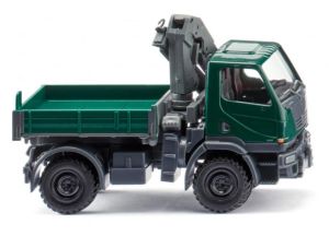 WIK036903 - UNIMOG U 20 4x2 vrachtwagen met laadkraan, mosgroen