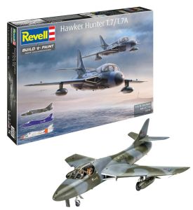 REV03786 - Modelbouwset van het militaire vliegtuig Hawker Hunter T.7/T.7A (montage en schilderen vereist)