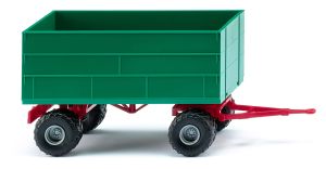 WIK038837 - Landbouwaanhangwagen 2 assen groen