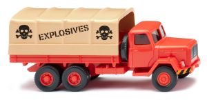 WIK042701 - MAGIRUS 4x2 voorlader met dekzeil