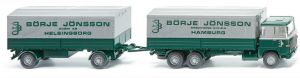 WIK046001 - Dieplader met oplegger SCANIA 111 6X4 Börje Jönsson 2-assige oplegger