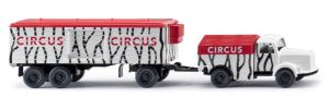 WIK049204 - MERCEDES-BENZ L 3500 met aanhanger - Circus