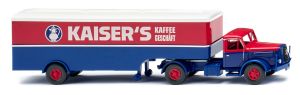 WIK051328 - HENSCHEL 4x2 met forugon 1 As aanhanger - KAISER'S KAFFEE