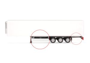 HER054683 - KRONE pallet- of opslagbakken wit en zwart - 2 stuks te monteren