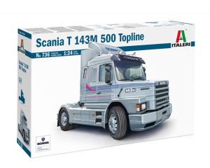ITA0736 - SCANIA T143M 500 Topline 4x2 om te assembleren en te schilderen