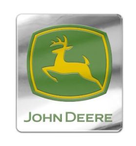 MCWCF0890321 - Grijs John Deere auto-embleem