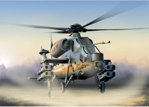 ITA0006 - A-129 Mangusta-helikopter om in elkaar te zetten en te schilderen