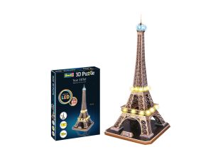 REV00150 - 3D-puzzel 84 stukjes De Eiffeltoren - Led-editie