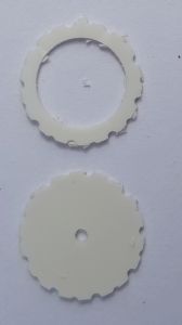 MCP-011 - 4 afstandhouders. 2 zijrolbeugels type 1