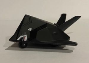 NEW01277J - Wrijving zwarte straaljager