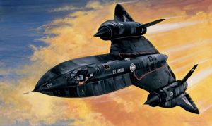 ITA0145 - SR-71 Blackbird-gevechtsvliegtuig met drone om in elkaar te zetten en te schilderen