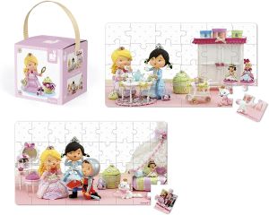 JAN02770 - Puzzel 24 en 36 stukjes Roos speelt de prinses